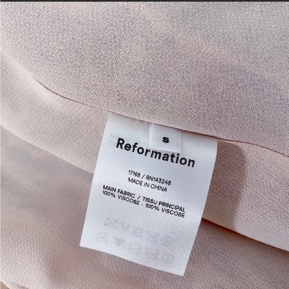 NWOT Reformation Alessandra dress Cat (leopard print) wrap dress size S - Picture 7 of 7